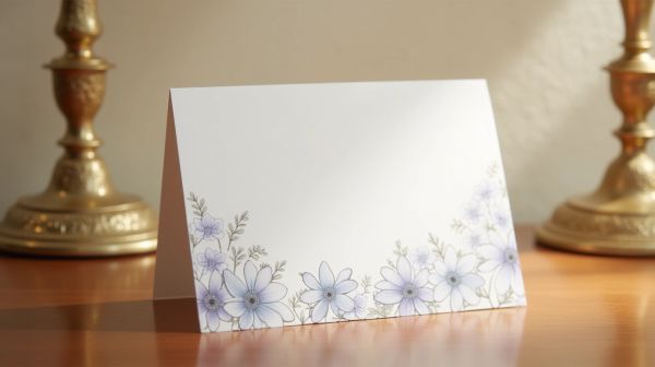 Exprimez votre gratitude avec une carte de remerciement décès