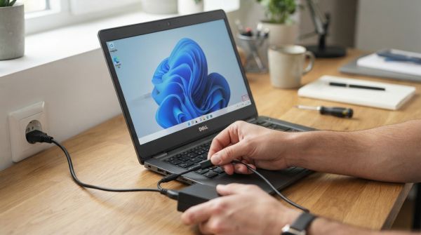 PC Dell qui ne charge plus : le diagnostic avant de racheter un chargeur